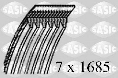 SASIC 1774068 -  Поликлиновой ремень