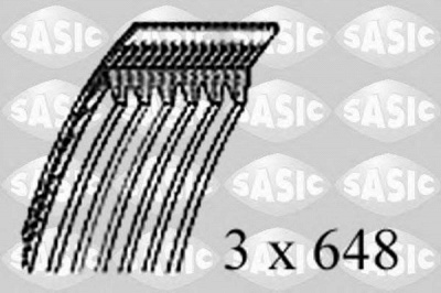 SASIC 1776001 -  Поликлиновой ремень