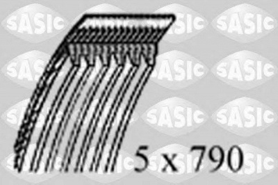 SASIC 1776030 -  Поликлиновой ремень