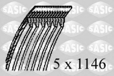 SASIC 1776040 -  Поликлиновой ремень