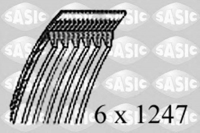 SASIC 1776044 -  Поликлиновой ремень