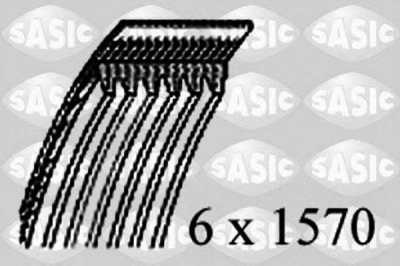 SASIC 1776076 -  Поликлиновой ремень