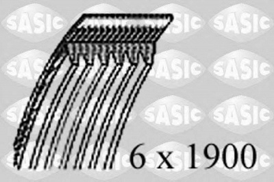 SASIC 1776091 -  Поликлиновой ремень