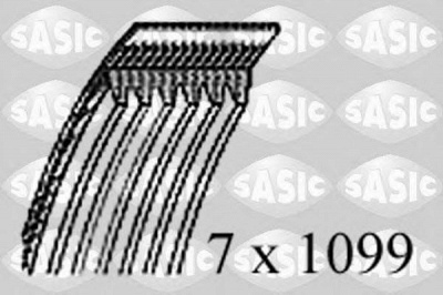 SASIC 1776093 -  Поликлиновой ремень