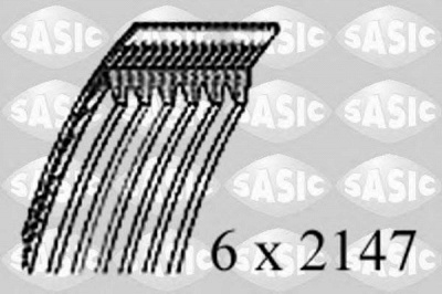 SASIC 1776112 -  Поликлиновой ремень