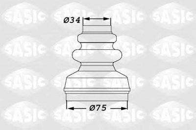 SASIC 1900006 -  Комплект пыльника, приводной вал
