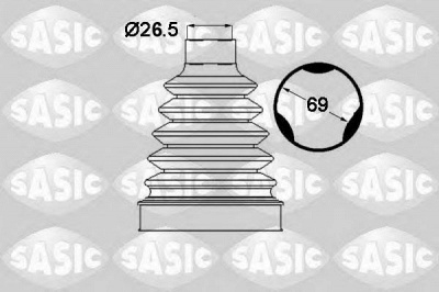 SASIC 1904017 -  Комплект пыльника, приводной вал