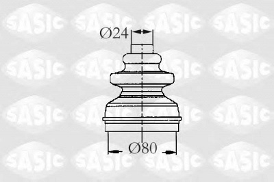 SASIC 2873793 -  Комплект пыльника, приводной вал