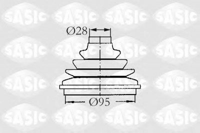 SASIC 2933003 -  Комплект пыльника, приводной вал