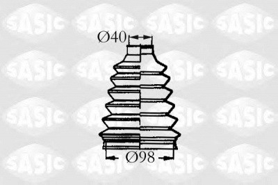 SASIC 2933023 -  Комплект пыльника, приводной вал