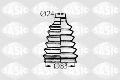SASIC 2933143 -  Комплект пыльника, приводной вал