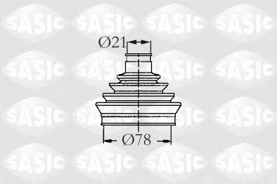 SASIC 2933513 -  Комплект пыльника, приводной вал