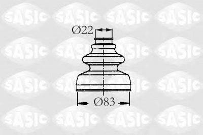 SASIC 2933653 -  Комплект пыльника, приводной вал