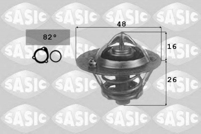 SASIC 3306025 -  Термостат, охлаждающая жидкость