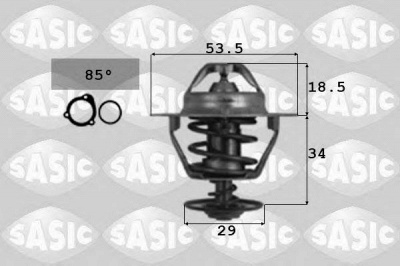 SASIC 3306029 -  Термостат, охлаждающая жидкость