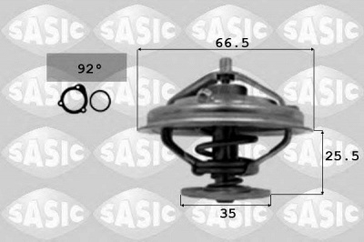 SASIC 3306075 -  Термостат, охлаждающая жидкость