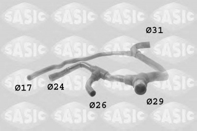 SASIC 3404003 -  Шланг радиатора