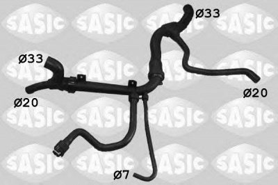 SASIC 3406229 -  Шланг радиатора