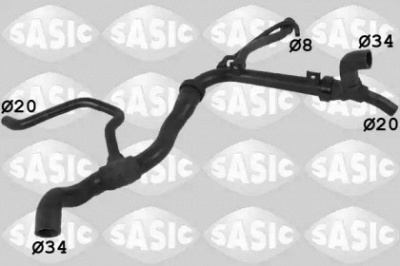 SASIC 3406351 -  Шланг радиатора