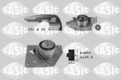 SASIC 3904032 -  Водяной насос + комплект зубчатого ремня