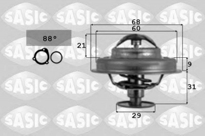 SASIC 4000359 -  Термостат, охлаждающая жидкость