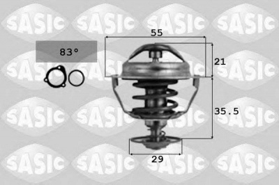 SASIC 4000365 -  Термостат, охлаждающая жидкость