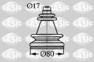 SASIC 4003406 -  Комплект пыльника, приводной вал