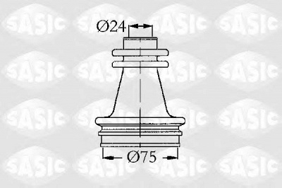 SASIC 4003416 -  Комплект пыльника, приводной вал