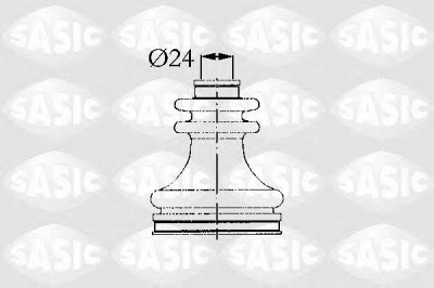 SASIC 4003425 -  Комплект пыльника, приводной вал