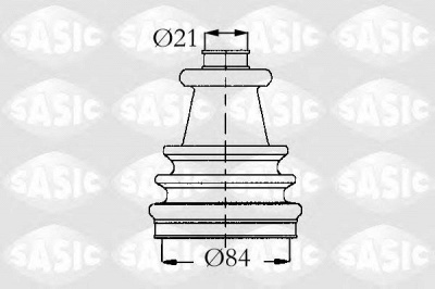 SASIC 4003426 -  Комплект пыльника, приводной вал