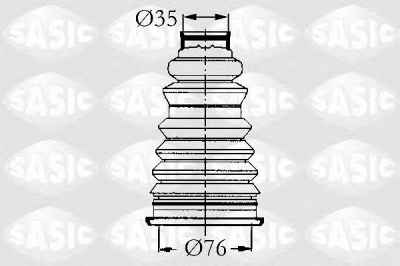SASIC 4003434 -  Комплект пыльника, приводной вал