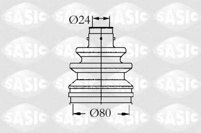 SASIC 4003448 -  Комплект пыльника, приводной вал