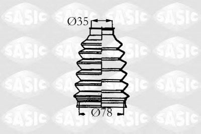 SASIC 4003457 -  Комплект пыльника, приводной вал