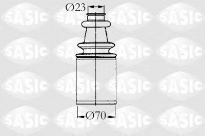 SASIC 4003461 -  Комплект пыльника, приводной вал