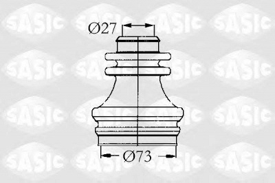 SASIC 4003462 -  Комплект пыльника, приводной вал