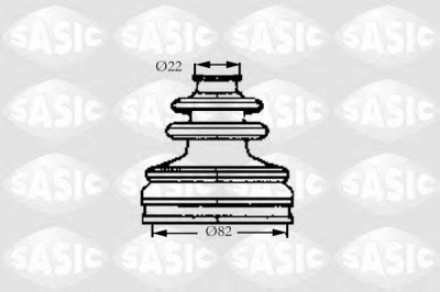 SASIC 4003467 -  Комплект пыльника, приводной вал