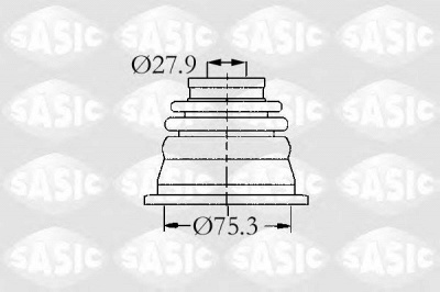 SASIC 4003470 -  Комплект пыльника, приводной вал