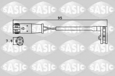 SASIC 6236008 -  Сигнализатор, износ тормозных колодок
