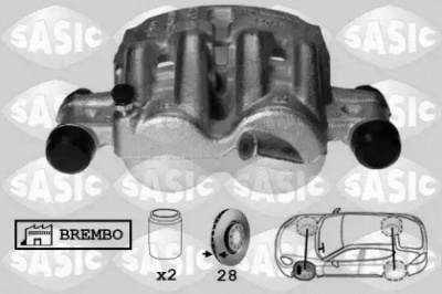 SASIC 6500062 -  Тормозной суппорт