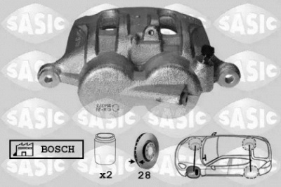 SASIC 6506162 -  Тормозной суппорт