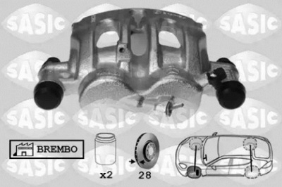 SASIC 6506184 -  Тормозной суппорт