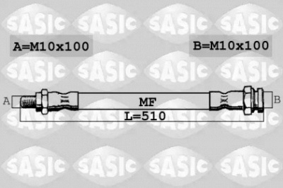 SASIC 6600049 -  Тормозной шланг