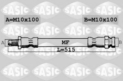 SASIC 6600055 -  Тормозной шланг