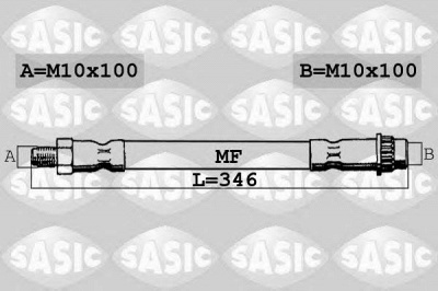 SASIC 6604003 -  Тормозной шланг