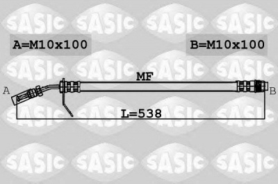 SASIC 6604009 -  Тормозной шланг
