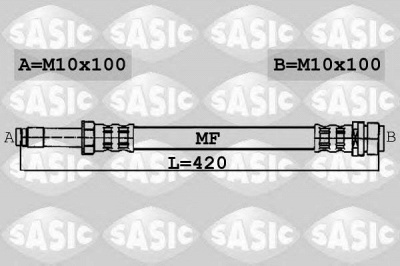 SASIC 6606003 -  Тормозной шланг