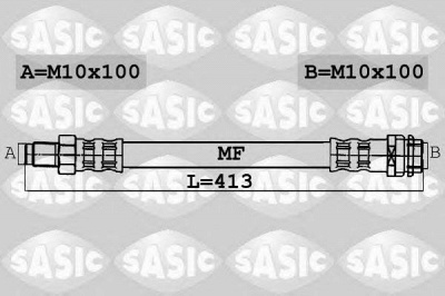 SASIC 6606007 -  Тормозной шланг