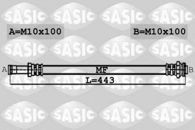 SASIC 6606011 -  Тормозной шланг
