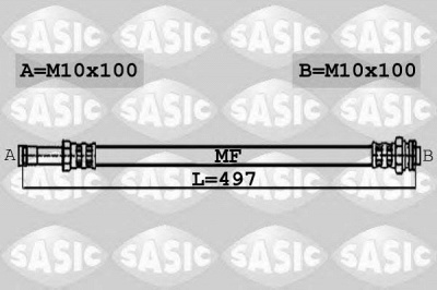 SASIC 6606014 -  Тормозной шланг