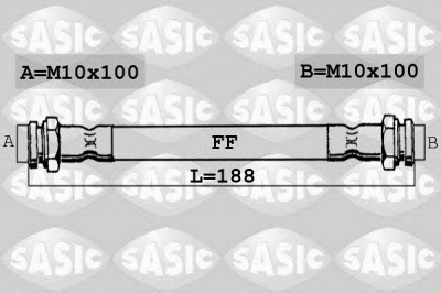 SASIC 6606028 -  Тормозной шланг